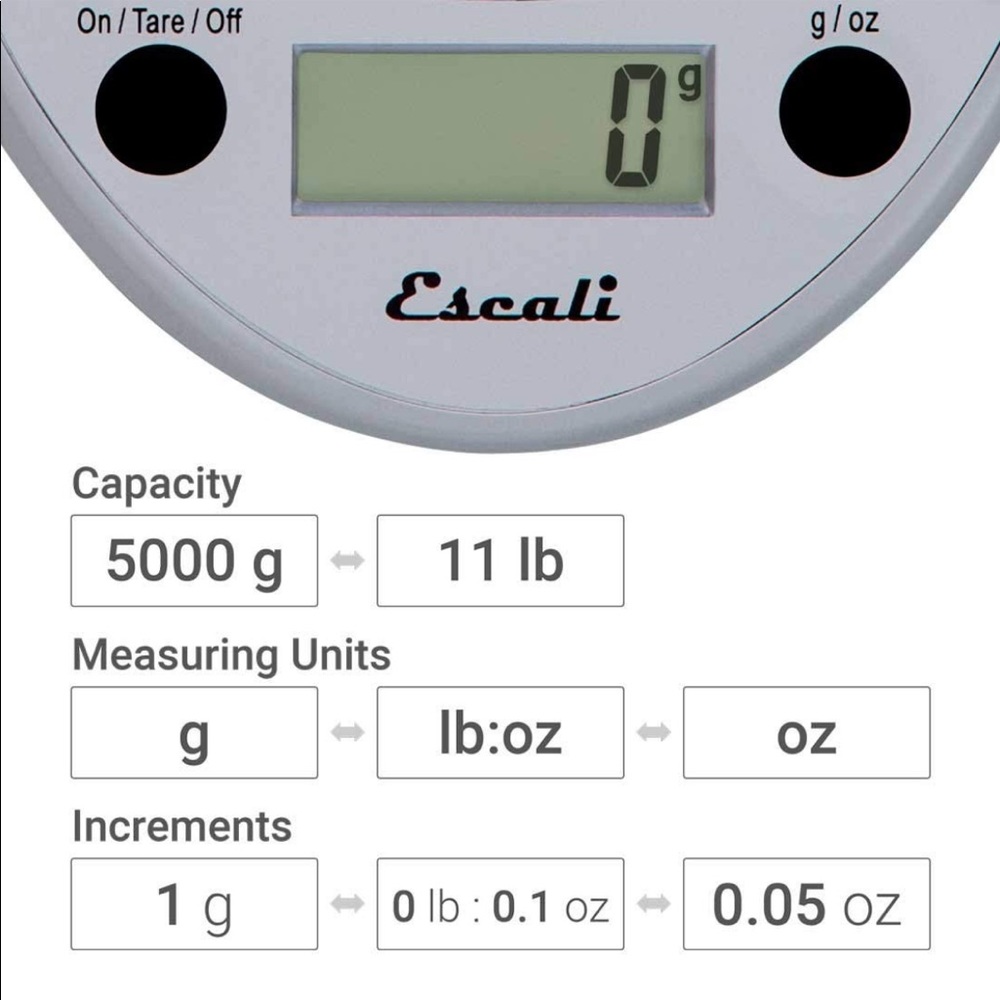 BEST RATED Escali Primo Digital Food Scale - Picture 5 of 8